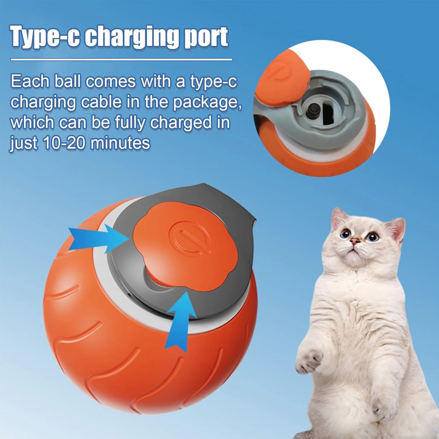 Interactive Cat Toy Ball