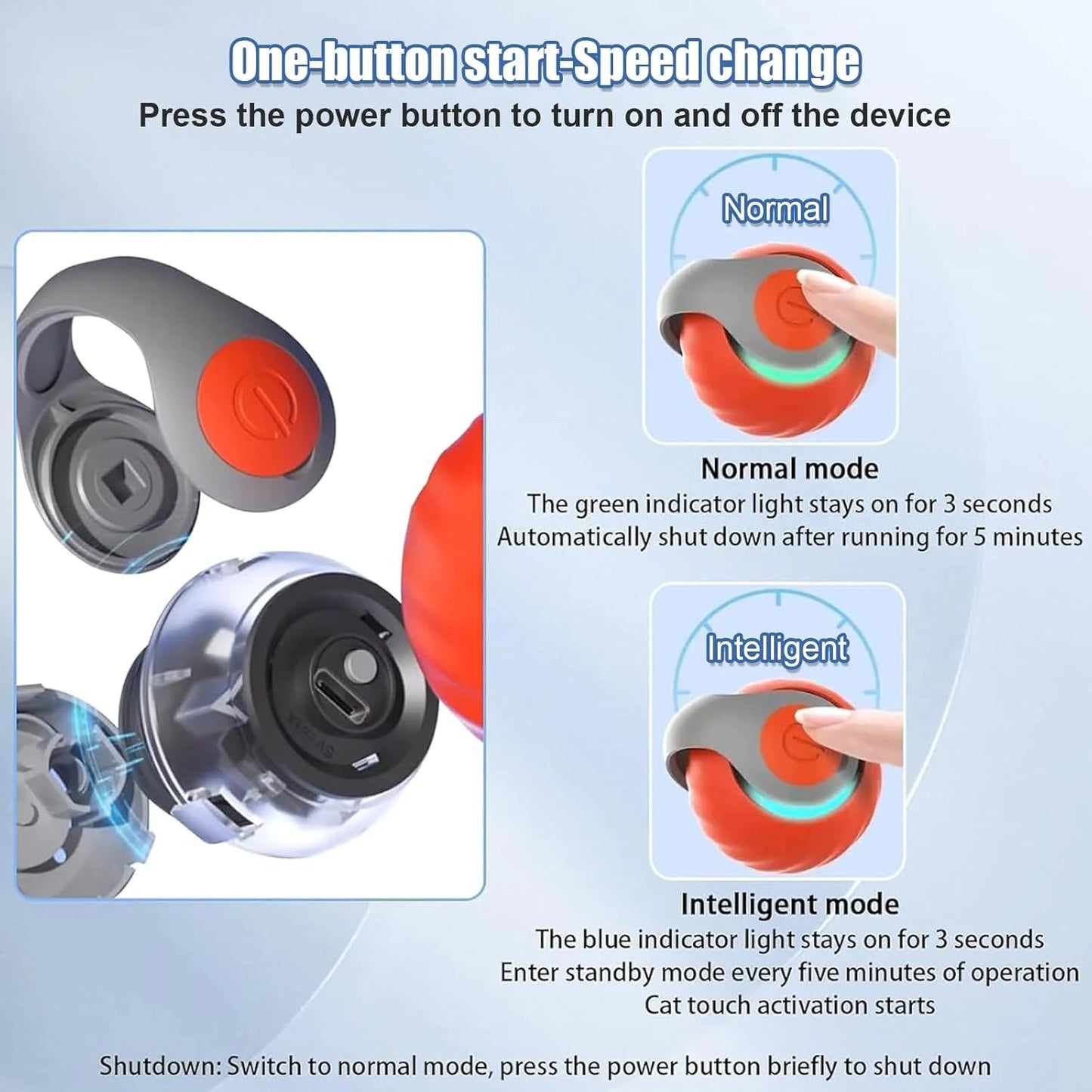 Interactive Cat Toy Ball